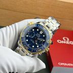 Omega Watch Seamaster Diver 300M Chronograph Dial Blue 44mm