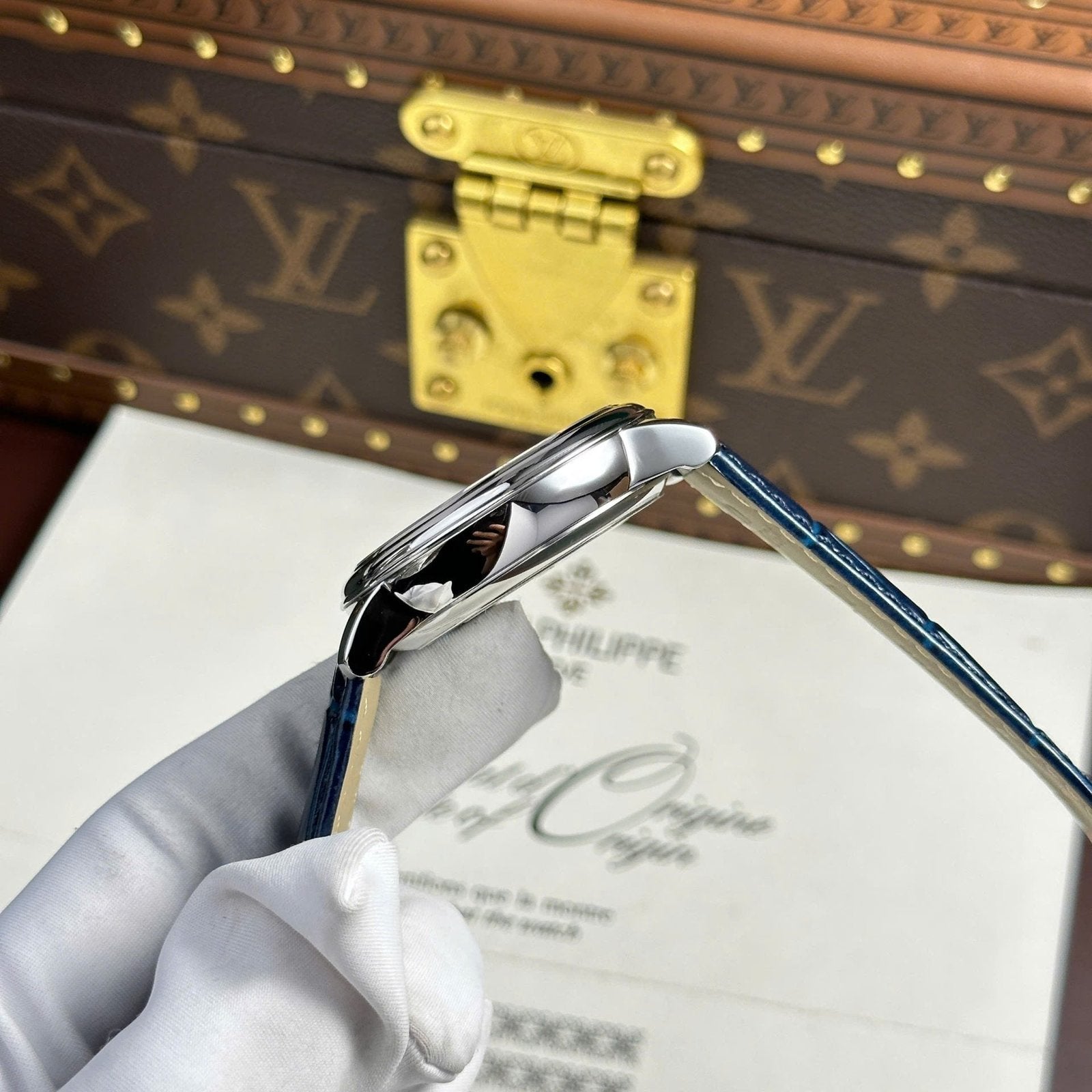 Omega Watch De Ville Prestige Power Reserve White Dial 39.5mm