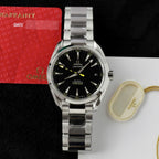 Omega Watch Seamaster Aqua Terra 150M Black Dial Metal Wire 41mm
