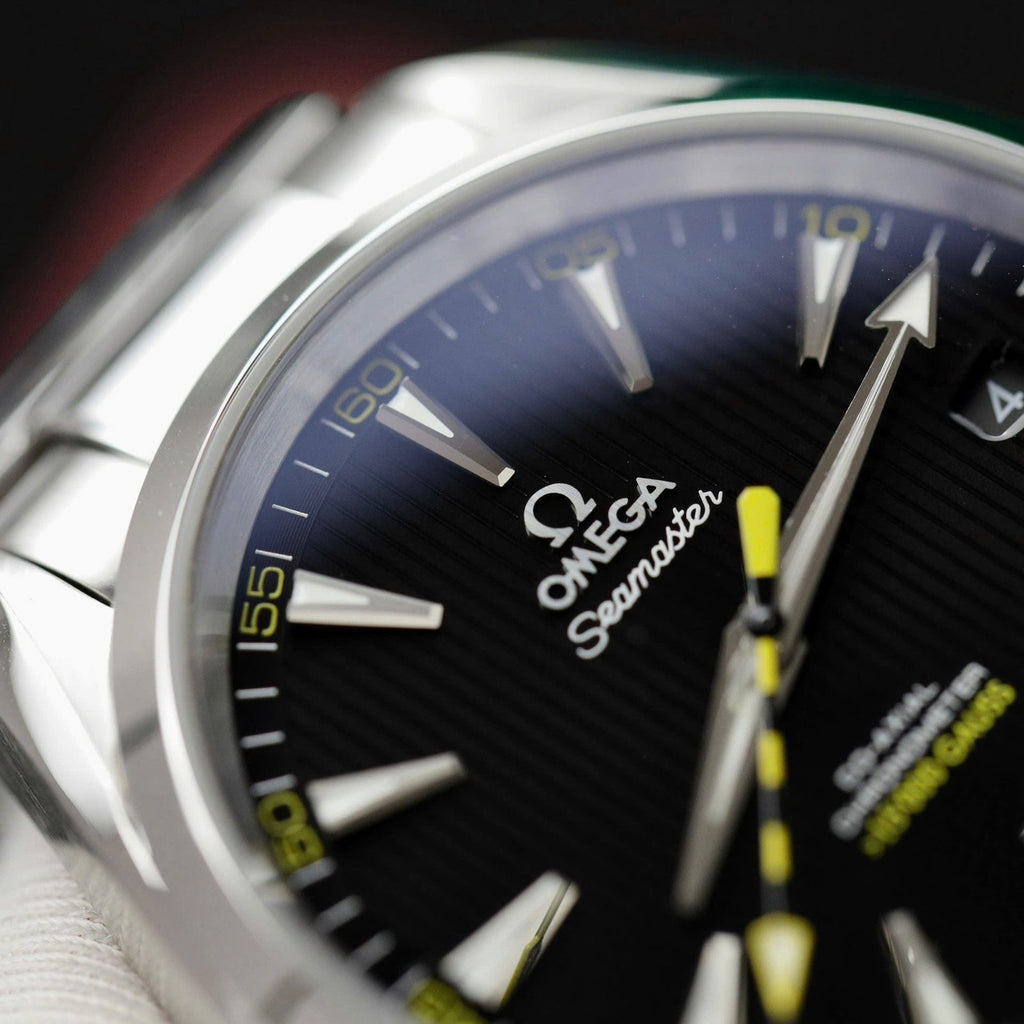 Omega Watch Seamaster Aqua Terra 150M Black Dial Metal Wire 41mm