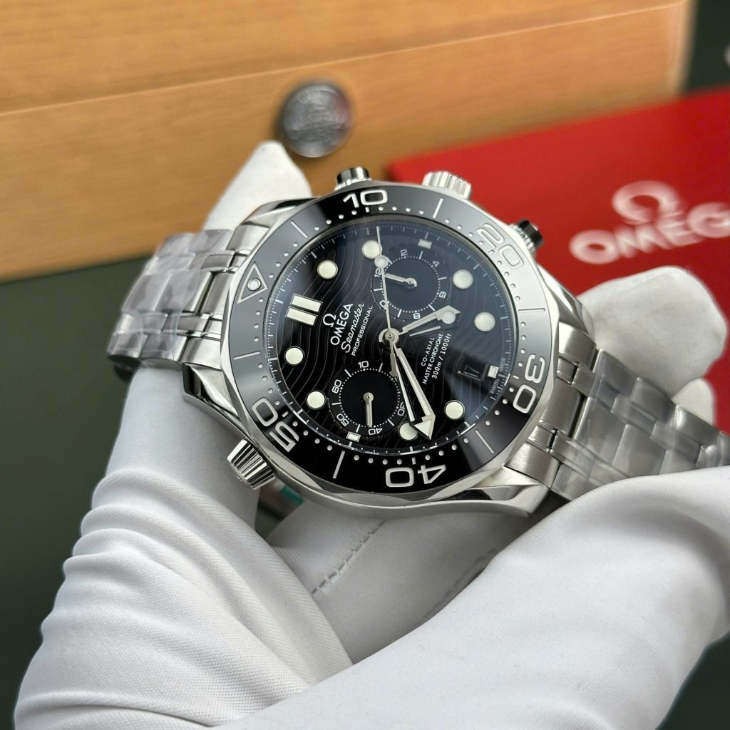 Omega Watch Seamaster Diver 300M Chronograph Dial Black 44mm