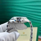 Omega Speedmaster Moonwatch Chronograph Watch Silver Dial Ceramic Bezel 42mm