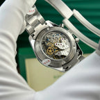 Omega Speedmaster Moonwatch Chronograph Watch Silver Dial Ceramic Bezel 42mm