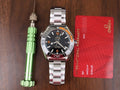 Omega Watch Planet Ocean Metal Strap Dial Black 43.5mm