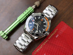 Omega Watch Planet Ocean Metal Strap Dial Black 43.5mm