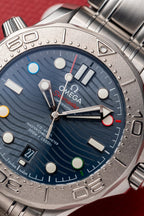 Omega Seamaster 007 Watch Blue Dial 41mm