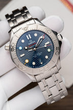 Omega Seamaster 007 Watch Blue Dial 41mm