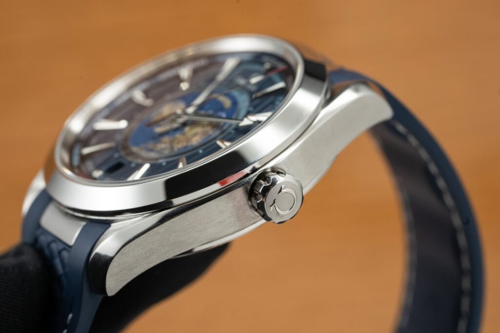 Omega Watch Seamaster Aqua Terra Blue Dial Rubber Strap 43mm