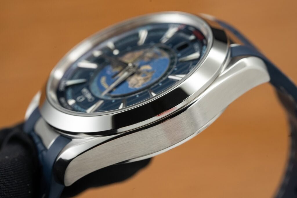 Omega Watch Seamaster Aqua Terra Blue Dial Rubber Strap 43mm