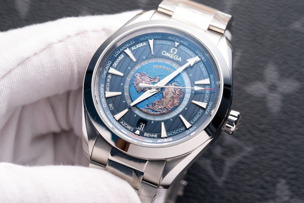 Omega Seamaster Aqua-Terra Blue Dial Watch 43mm