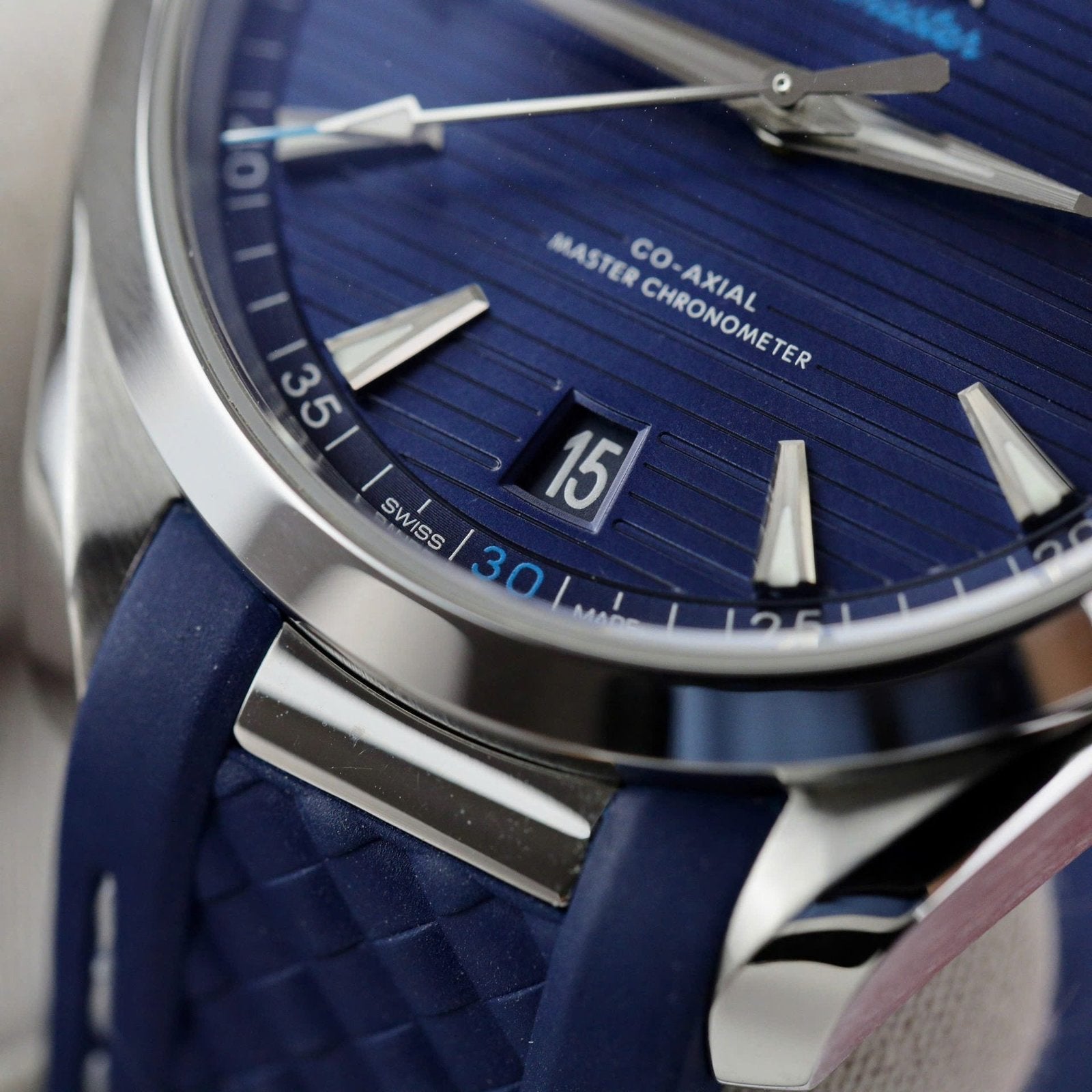 Omega Seamaster Aqua-Terra GMT Blue Watch 41mm