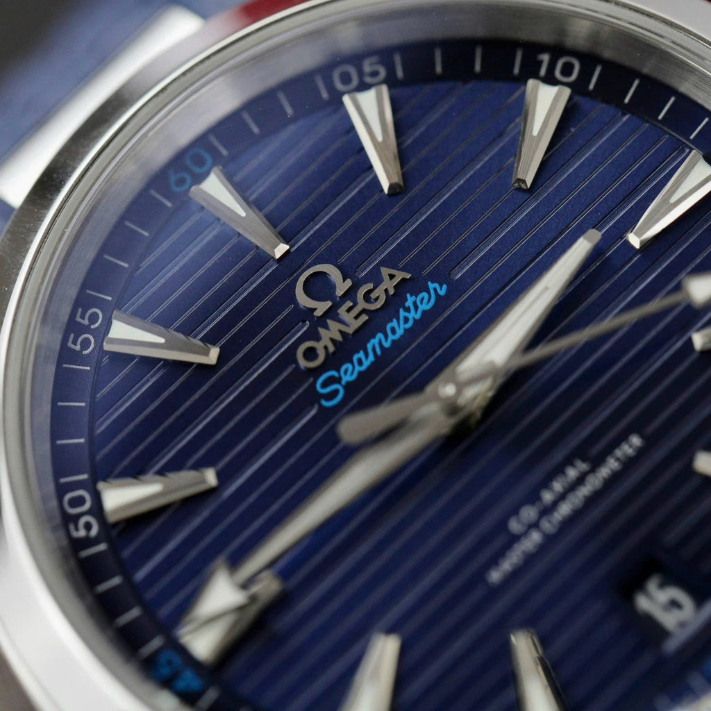 Omega Seamaster Aqua-Terra GMT Blue Watch 41mm