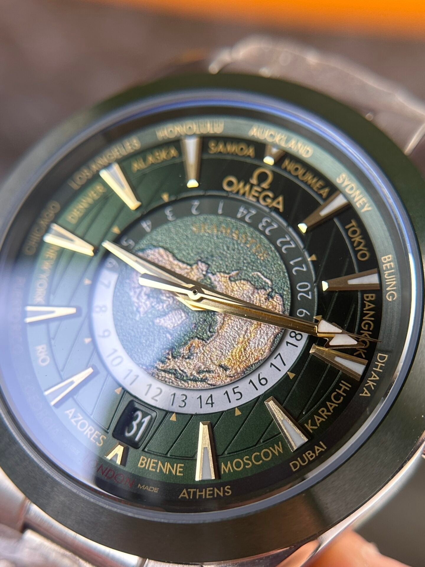 Omega Watch Seamaster Aqua Terra Dial Green 43mm