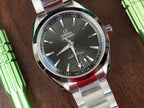 Omega Watch Seamaster Aqua Terra Green Dial Metal Wire 41mm