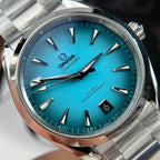 Omega Seamaster Co-Axial Watch Blue Dial Automatic 41mm