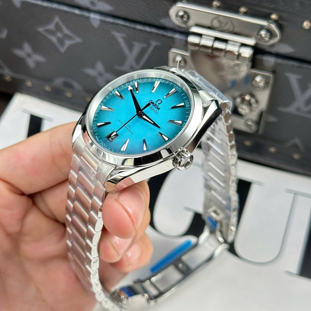 Omega Seamaster Co-Axial Watch Blue Dial Automatic 41mm
