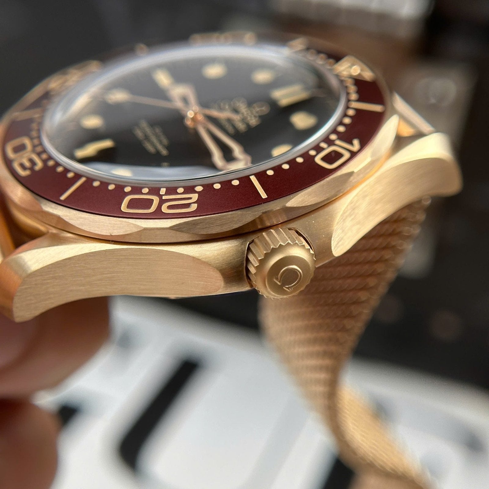 Omega Watch Seamaster Diver 300M Bronze Gold 42mm