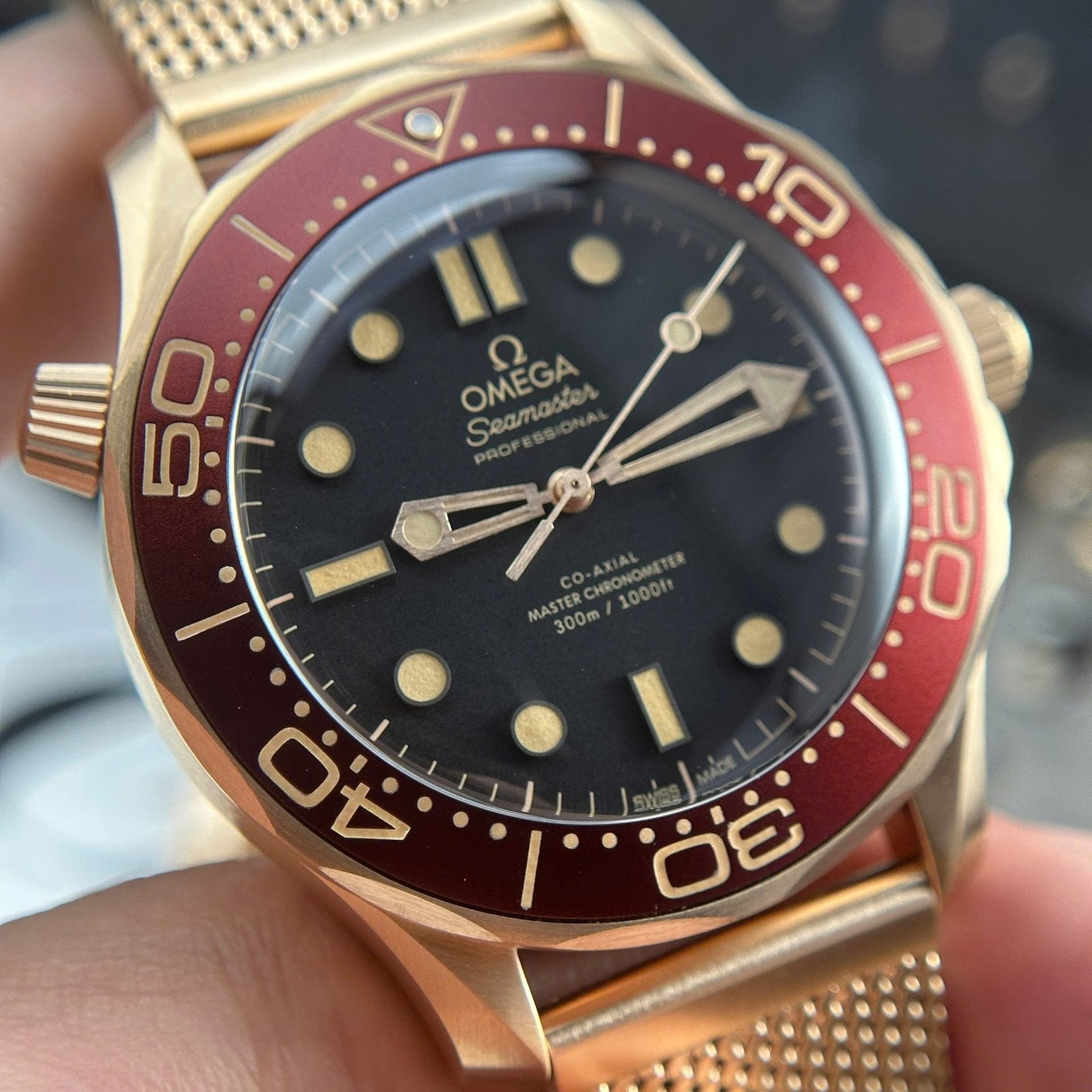 Omega Watch Seamaster Diver 300M Bronze Gold 42mm