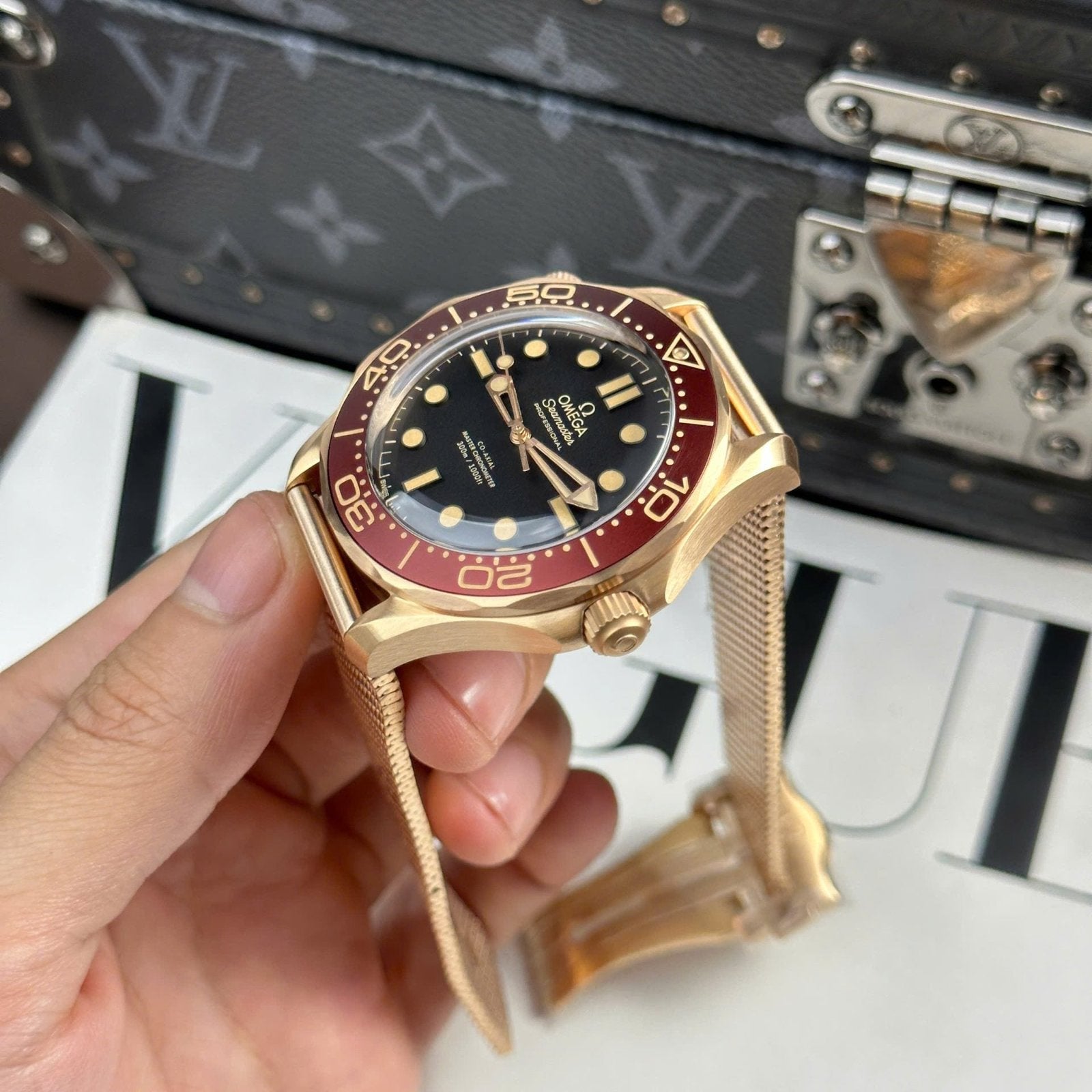 Omega Watch Seamaster Diver 300M Bronze Gold 42mm
