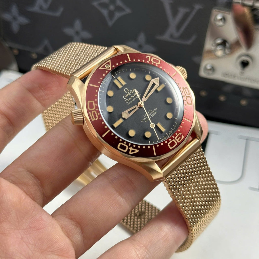 Omega Watch Seamaster Diver 300M Bronze Gold 42mm