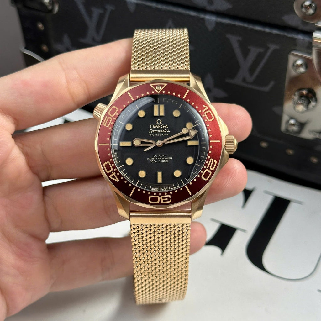 Omega Watch Seamaster Diver 300M Bronze Gold 42mm