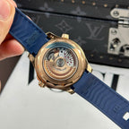 Omega Seamaster Diver 300M Watch Blue Dial Rubber Strap 42mm