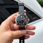 Omega Seamaster Diver 300M Sedna Rose Gold Watch Black Dial 42mm