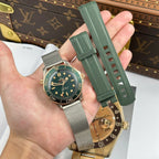 Omega Seamaster Driver 300 Watch Green Dial 42mm
