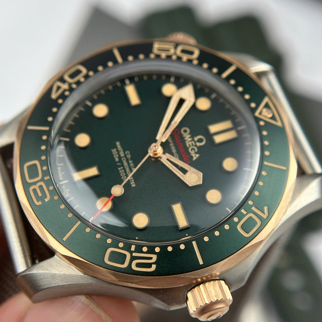 Omega Seamaster Driver 300 Watch Green Dial 42mm