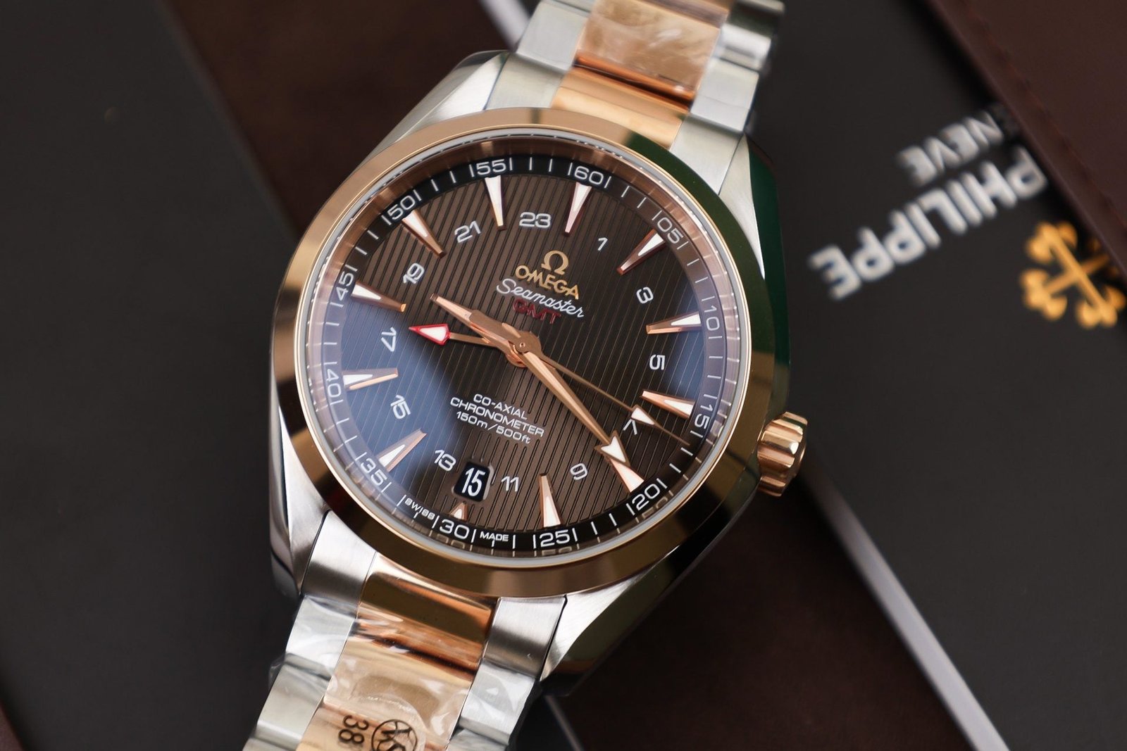 Omega Seamaster Watch Chocolate Dial 41.5mm
