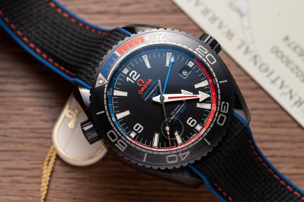 Omega Seamaster Watch Ceramic Black 45.5mm
