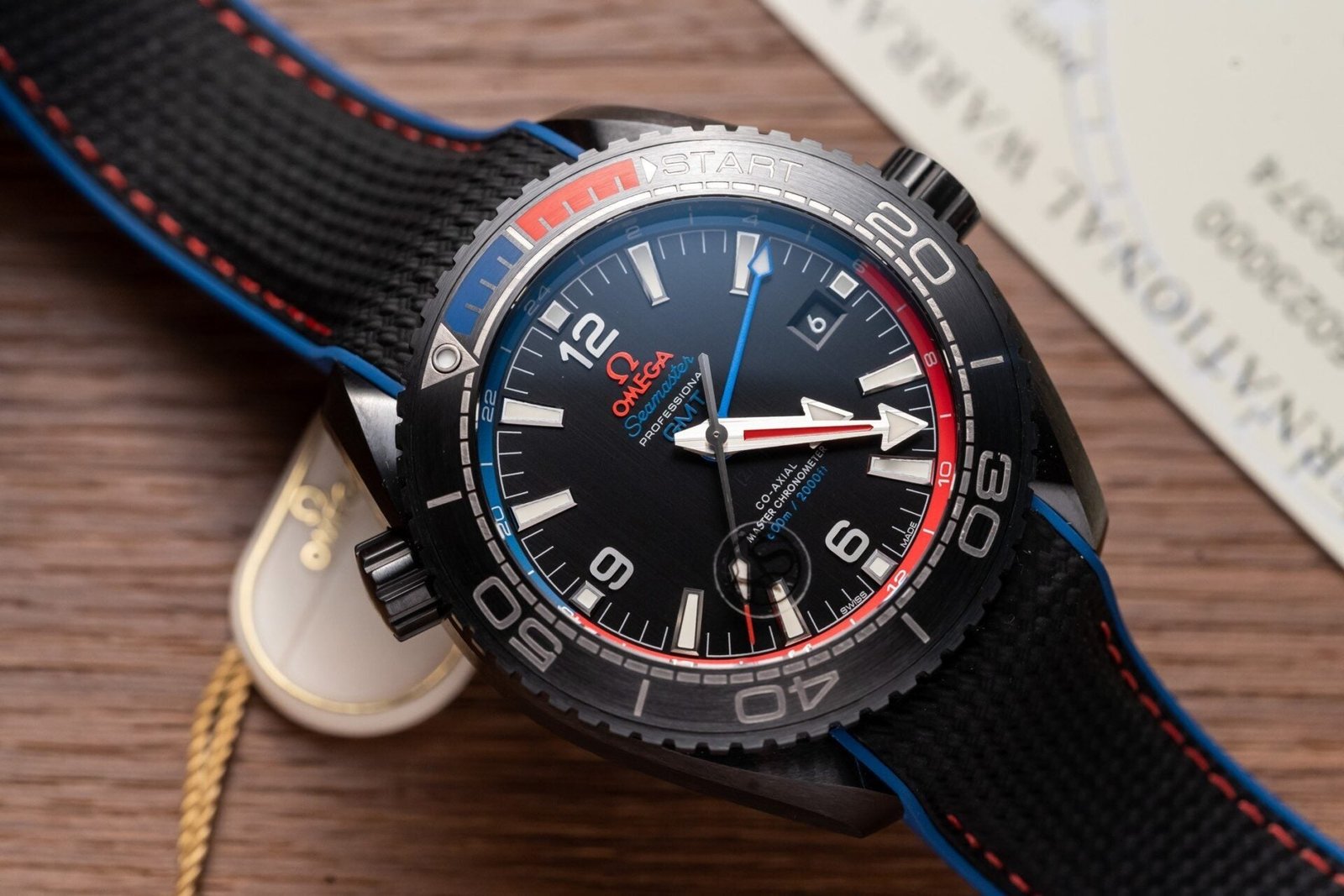 Omega Seamaster Watch Ceramic Black 45.5mm