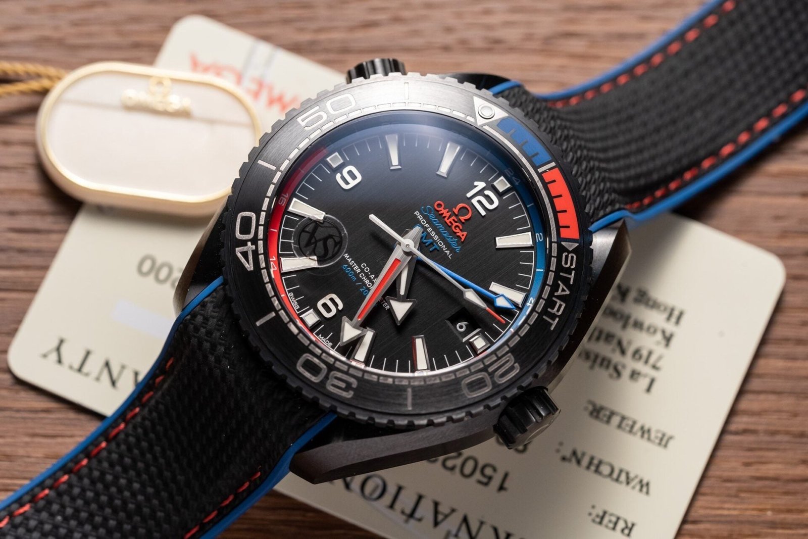 Omega Seamaster Watch Ceramic Black 45.5mm