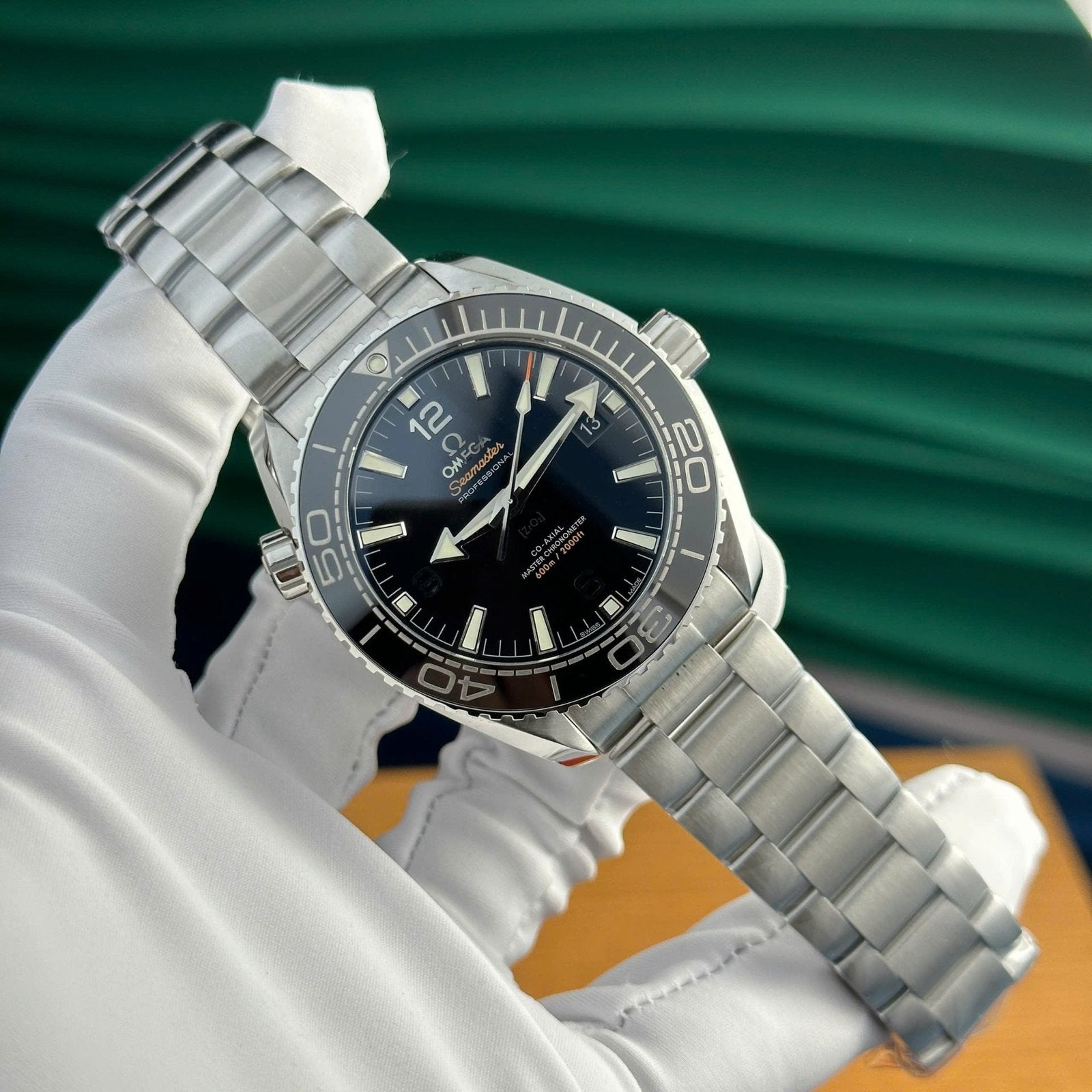Omega Seamaster Planet Ocean 600M Watch Metal Wire 43.5mm