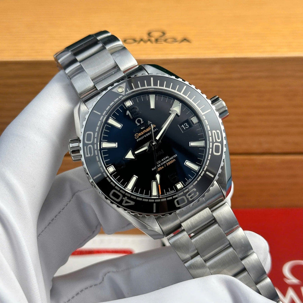 Omega Seamaster Planet Ocean 600M Watch Metal Wire 43.5mm