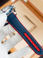 Omega Seamaster Planet Ocean 600M Watch White Dial Rubber Strap 43,5mm