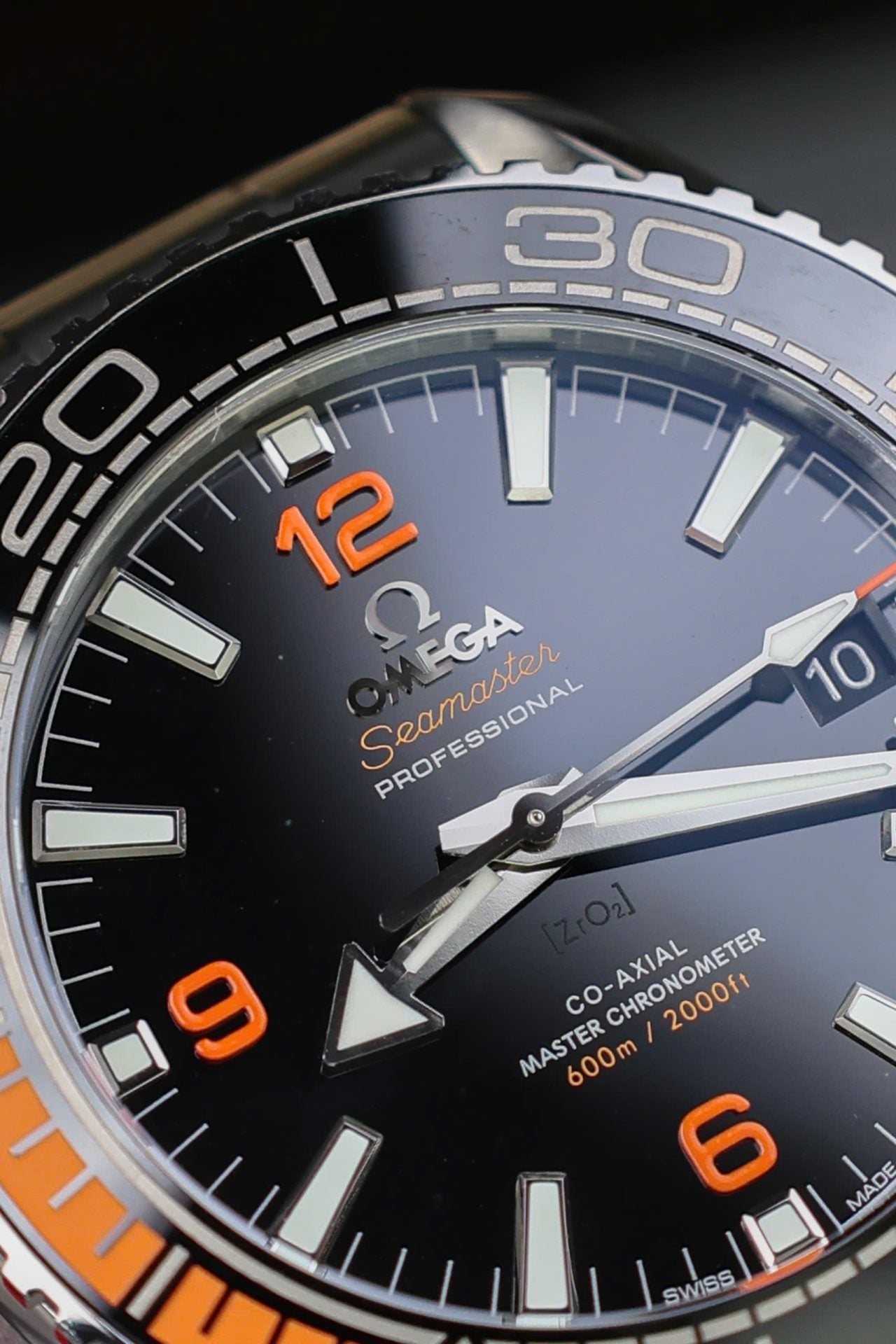 Omega Seamaster Watch Planet Ocean Metal Wire 43.5mm