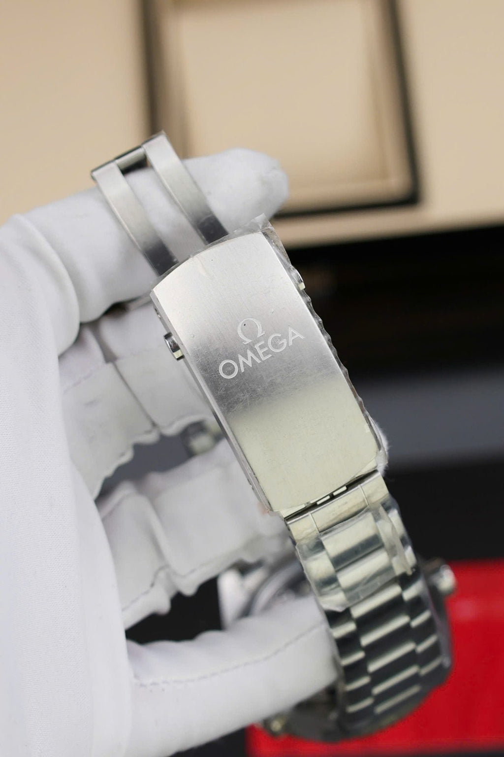 Omega Seamaster Watch Planet Ocean Metal Wire 43.5mm