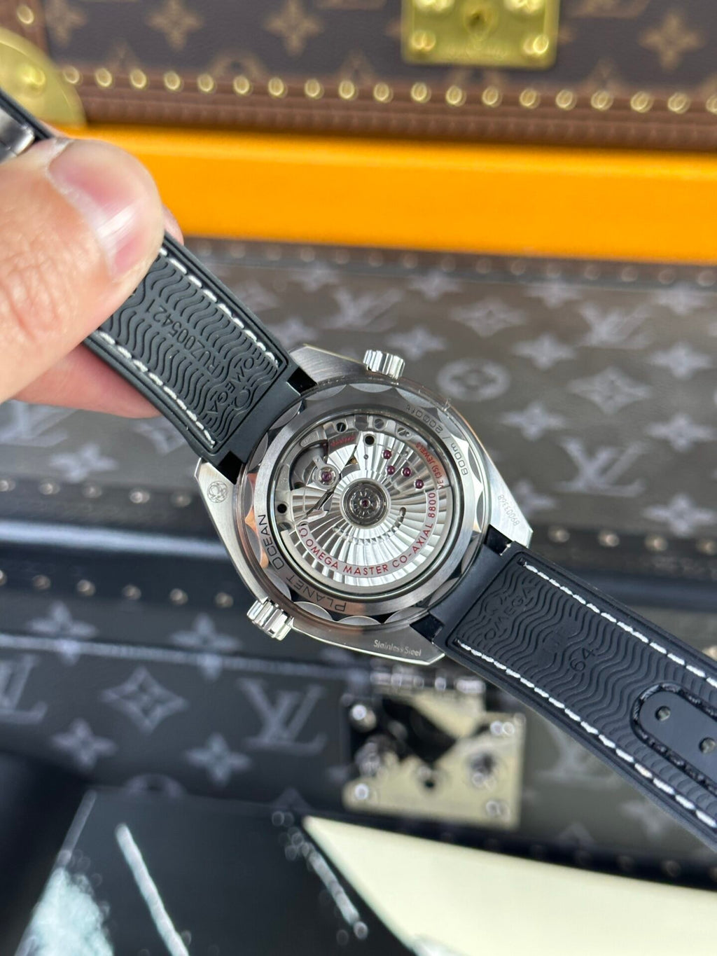 Omega Seamaster Planet Ocean Watch Black Dial 39.5mm