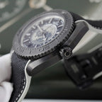 Omega Seamaster Planet Ocean Worldtimer Watch Black Ceramic 45.5mm