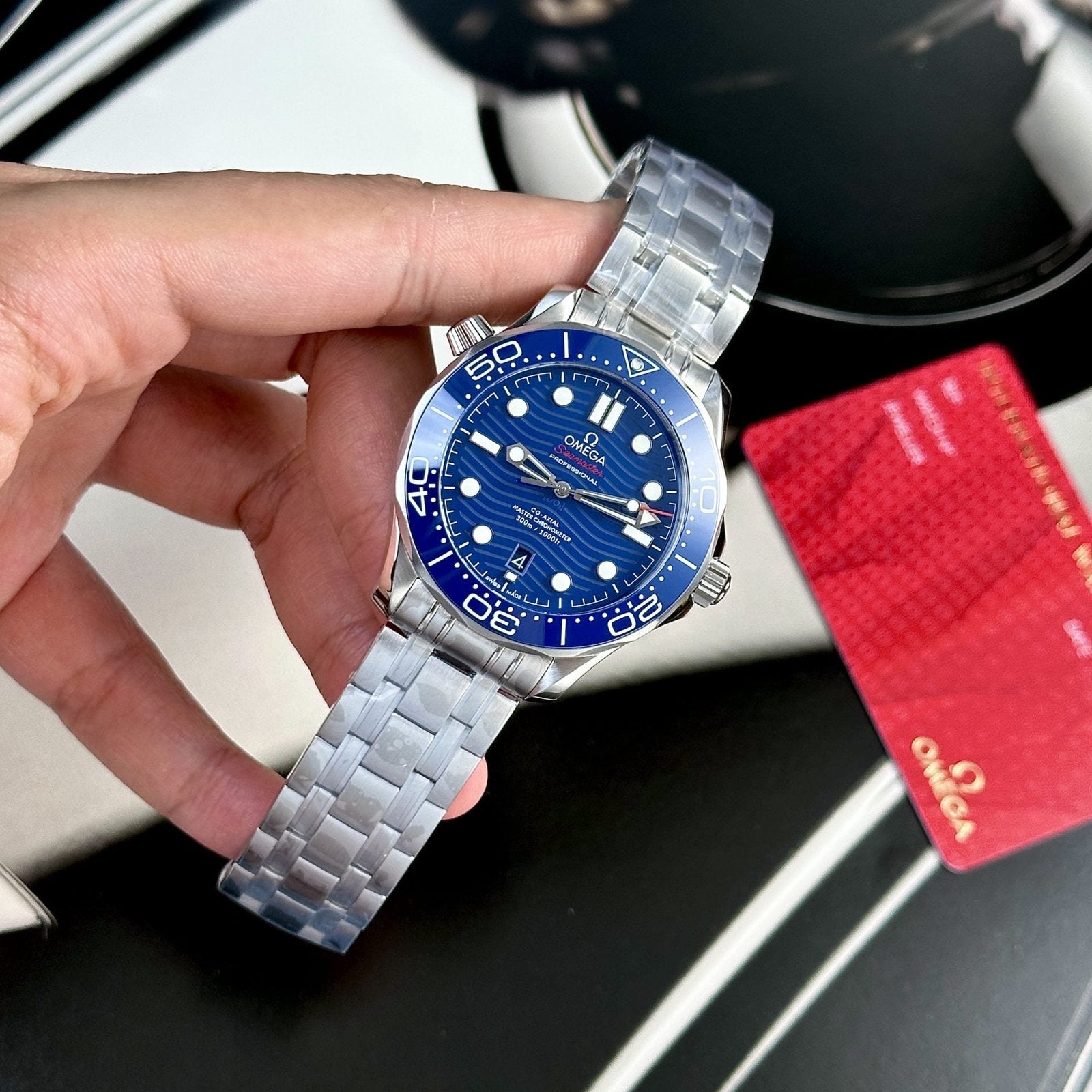 Omega Watch Seamaster Blue Dial 42mm
