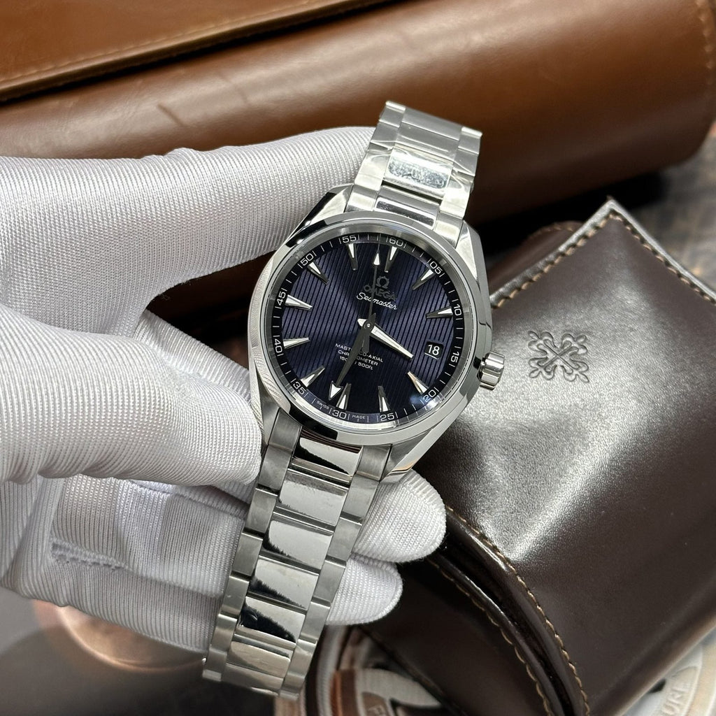 Omega Seamaster Watch Blue Dial 41mm
