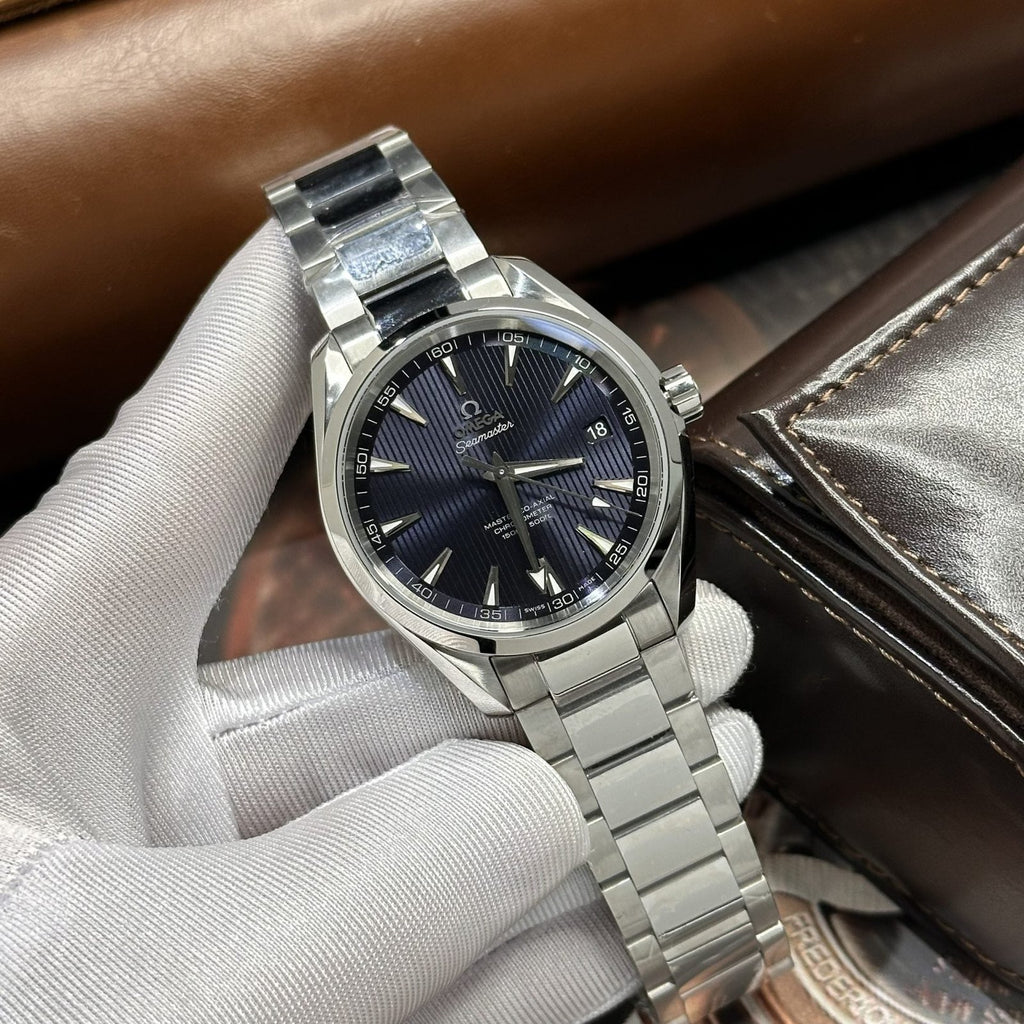 Omega Seamaster Watch Blue Dial 41mm