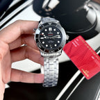 Omega Seamaster Diver 300m Co-Axial Watch Black Dial 42mm
