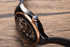 Omega Watch Seamaster Black Dial Rubber Strap 42mm