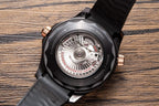 Omega Watch Seamaster Black Dial Rubber Strap 42mm