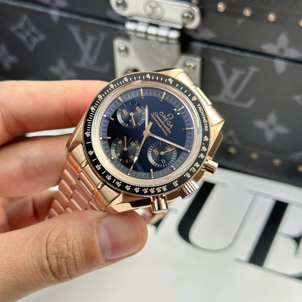 Omega Watch SpeedMaster MoonWatch Rose Gold 42mm