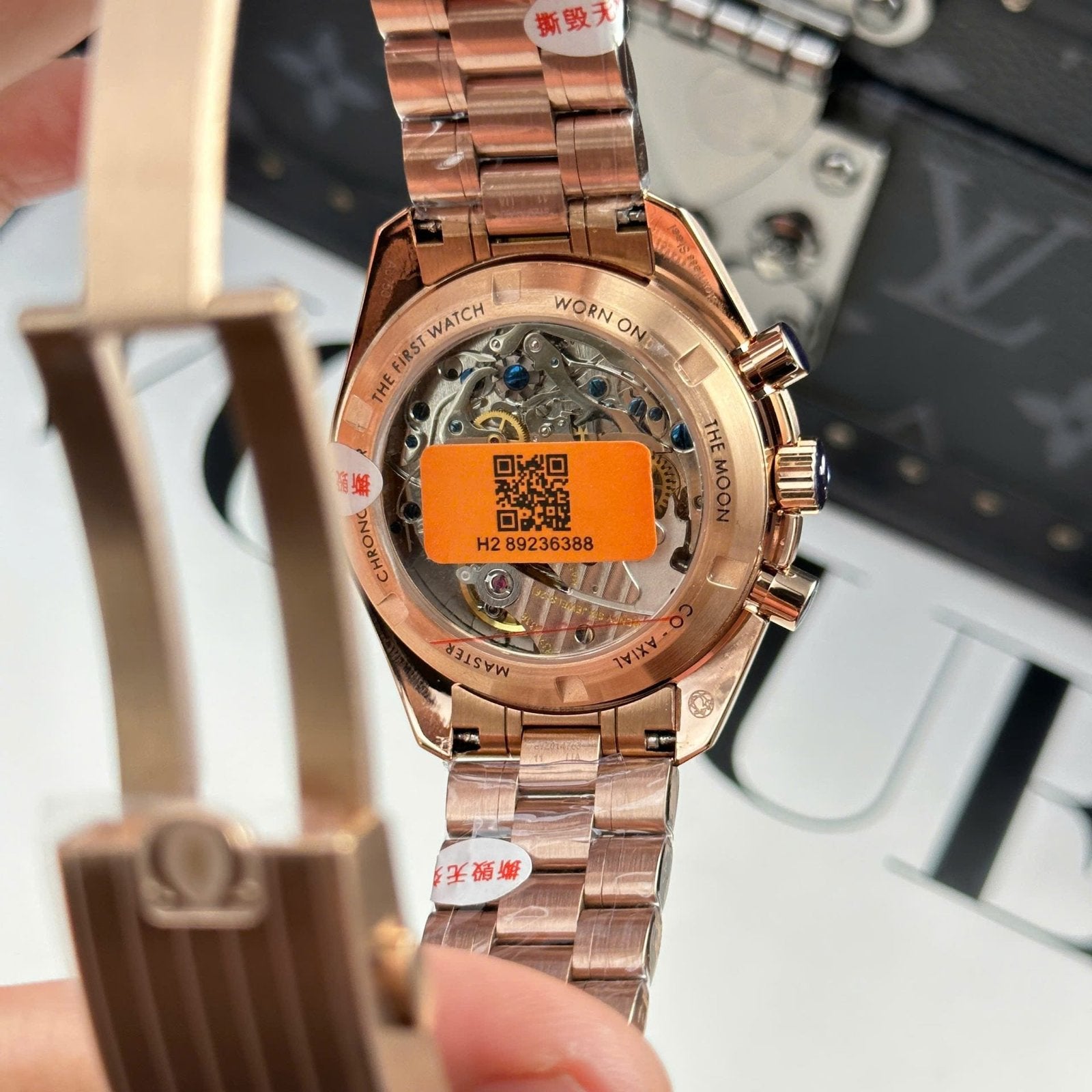 Omega Watch SpeedMaster MoonWatch Rose Gold 42mm