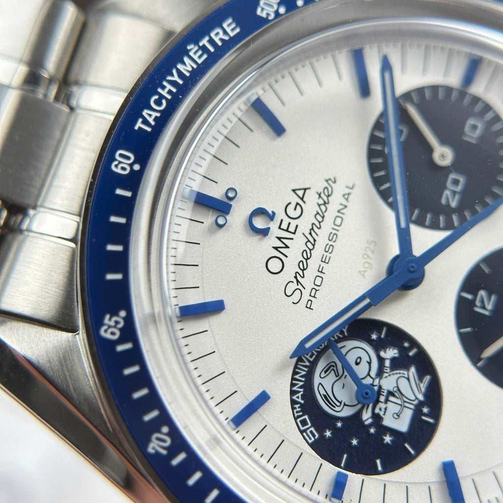 Omega Speedmaster Silver Snoopy 50th Anniversary Watch New 2025 42mm