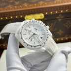 Omega Speedmaster White Side of The Moon White Ceramic Watch 44mm
